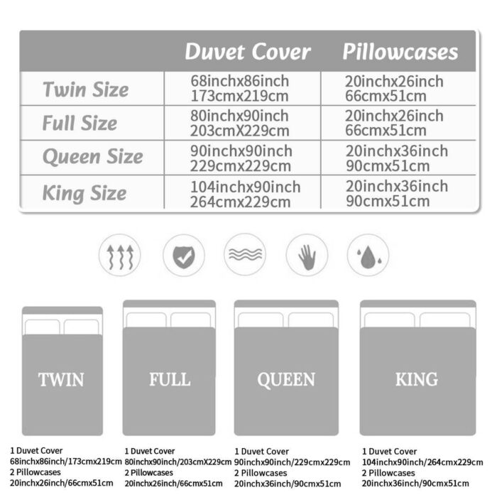 Turtle Bed Sets Ocean 3 Piece Turtle Themed Comforter Cover With 2 Pillowcases - Image 8